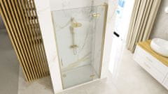 REA Sprchové Dveře Hugo 90 Gold Brush + Profil