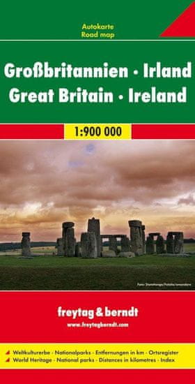 Freytag & Berndt AK 02810 V.Británie, Irsko 1:900 000 / automapa