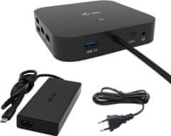 I-TEC dokovací stanice USB-C, 3x Display, LAN, PD 100W + i-tec Universal Charger 112 W