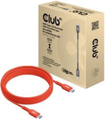 Club 3D kabel USB-C, Data 480Mb,PD 240W(48V/5A) EPR, M/M, 2m