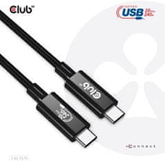 Club 3D kabel USB-C, Data 20Gbps, PD 240W(48V/5A) EPR, M/M, 2m