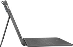 Logitech ochranný kryt s klávesnicí Rugged Folio pro Apple iPad 2022 (10. generace), mezinárodní US, šedá (920-011208)