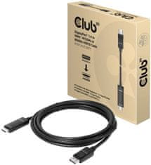 Club 3D kabel DP 1.4 na HDMI, 4K120Hz nebo 8K60Hz HDR10, M/M, 3m