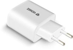 Yenkee GaN síťová nabíječka YAC 3065, USB-C, 65W, bílá