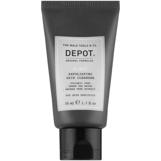 DEPOT No.802 Exfolating Skin Cleaneser - Peeling s vlněným pískem, Čistí pokožku mechanicky, regeneruje a vyhlazuje pleť, 50ml