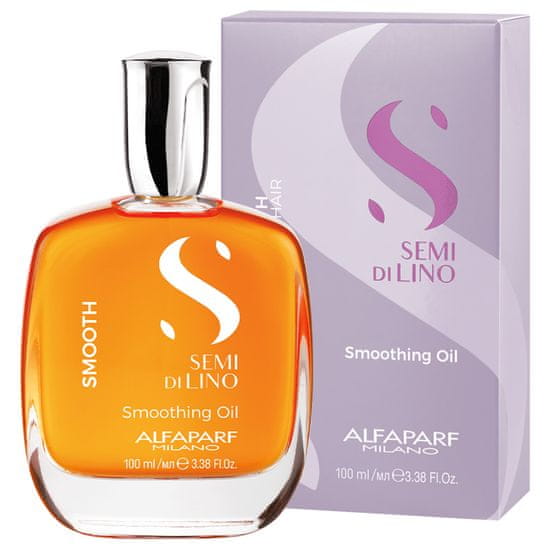 Alfaparf Milano Smoothing Oil - Vyhlazující olej pro dokonalý výsledek, vyhlazuje a disciplinuje vlasy Snižuje krepatění, 100ml