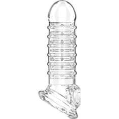 Toyjoy VirilXL Penis Extender V15 (Transparent), návlek na penis a varlata