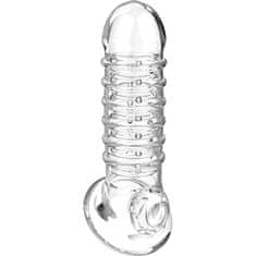 Toyjoy VirilXL Penis Extender V15 (Transparent), návlek na penis a varlata