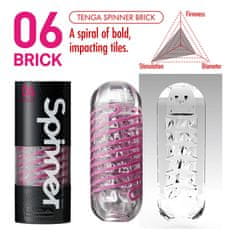 Tenga Tenga Spinner Masturbator (Brick 06), inovativní japonský masturbátor