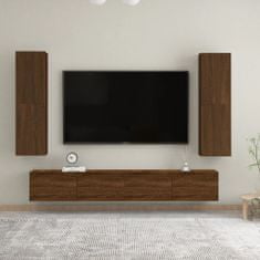 Vidaxl Nástěnná TV skříňka hnědý dub 30,5 x 30 x 110 cm