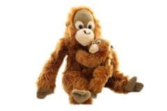 Uni-Toys Plyš Orangutan s mládětem 27 cm