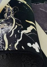 4sleep Kusový koberec BLACK&GOLD 12 Zlatá 80x150 Geometrické tvary Do 0,9cm BLACK and GOLD 20/20/150