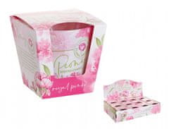 Svíčka ve skle PEONY - ROYAL PINK vonná 115g