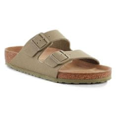 Birkenstock Veganské plátěné žabky s logem nýtu velikost 47