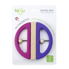 Tegu Magnetická hračka TEGU - Swivel Bug - Pink & Purple