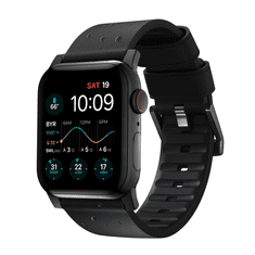 Nomad Active Band Pro - Vodotěsný řemínek pro Apple Watch 45 / 49 mm, černý