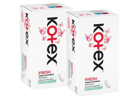 Kotex Slip Fresh Ultra Slim 2 x 56 ks