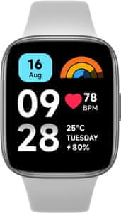 Chytré hodinky Xiaomi Redmi Watch 3 Active LCD displej výkonné chytré sportovní hodinky, dlouhá výdrž, multisport měření vzdálenosti krokoměr SpO2 saturace krve kyslíkem 24h měření tepová frekvence, srdeční zóny monitoring spánku výcesystémová GPS Bluetooth 5.3 notifikace z telefonu upozornění na hovory vyměnitelný ciferník 5ATM velký displej 100+ sportovních režimů sportovní režimy 200+ ciferníků vzhledy ciferníku na výběr vyměnitelný řemínek Alwayson LCD displej 5ATM velkokapacitní baterie dlouhá výdrž bluetooth volání přijímání hovorů