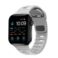 Nomad Sport Band - Sportovní vodotěsný řemínek pro Apple Watch 40 / 41 mm, šedý