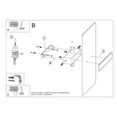 Sollux Nástěnné svítidlo AZALIA 2xG9 40W Sollux Lighting