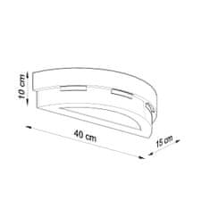 Sollux Nástěnné svítidlo keramické HELIOS 1xE27 60W Sollux Lighting