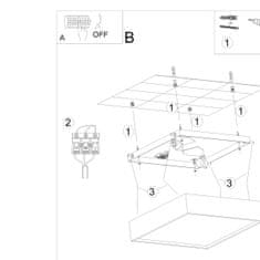 Sollux Nástěnné svítidlo keramické HELIOS 1xE27 60W Sollux Lighting