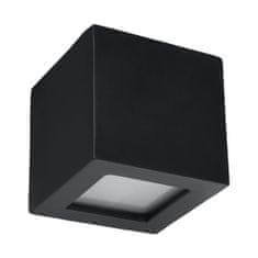 Sollux Nástěnné svítidlo keramické LEO černé 1xE27 60W Sollux Lighting