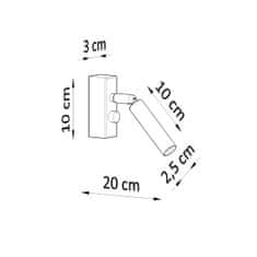 Sollux Nástěnné svítidlo EYETECH 1 bílé 1xG9 12W Sollux Lighting