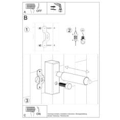 Sollux Nástěnné svítidlo EYETECH 1 bílé 1xG9 12W Sollux Lighting