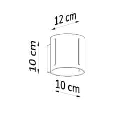 Sollux Nástěnné svítidlo INEZ černé 1xG9 40W Sollux Lighting