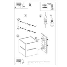 Sollux Nástěnné svítidlo LOBO bílé 1xG9 40W Sollux Lighting