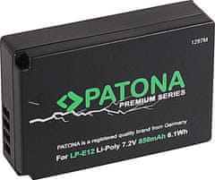 PATONA baterie pro foto Canon LP-E12 850mAh Li-Ion PREMIUM