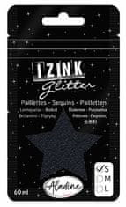 Aladine Třpytky Aladine Izink Glitter, 60 ml, vel. S - černé