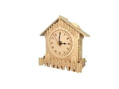 Woodcraft Woodcraft Dřevěné 3D puzzle hodiny