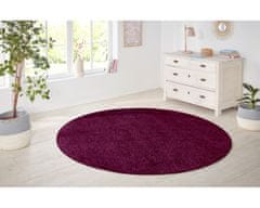 Hanse Home Kusový koberec Nasty 102368 Blackberry kruh 133x133 (průměr) kruh