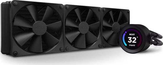 NZXT vodní chladič Kraken 360 ELITE / 3x120mm fan / 4-pin PWM / LCD disp. / 6 let