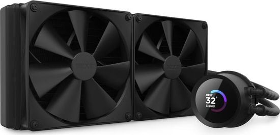 NZXT vodní chladič Kraken 280 / 2x140mm fan / 4-pin PWM / LCD disp. / 6 let