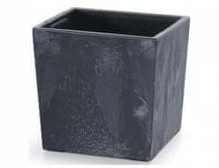 eoshop Obal na květník URBI SQUARE LOW BETON 2v1 plast 30x30x29cm