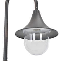 Vidaxl Zahradní sloupová lampa E27 120 cm hliník bronzová