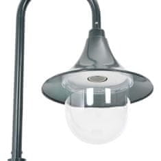 Vidaxl Zahradní sloupová lampa E27 120 cm hliník tmavě zelená