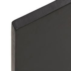 Vidaxl Koupelnová deska tmavě šedá 100 x 30 x 2 cm ošetřený masiv