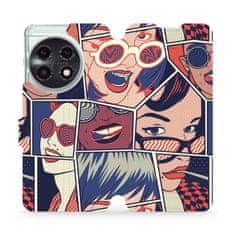 Mobiwear Flip pouzdro na mobil OnePlus 11 5G - VP18P Komiks