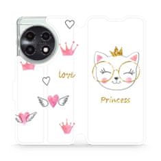 Mobiwear Flip pouzdro na mobil OnePlus 11 5G - MH03S Kočička princess