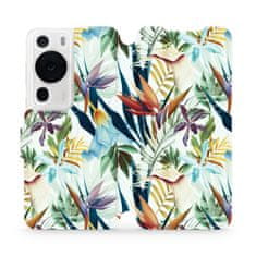 Mobiwear Flip pouzdro na mobil Huawei P60 Pro - M071P Flóra