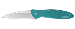 Kershaw 1660TEAL LEEK - TEAL kapesní nůž 7,6 cm, modrá, hliník