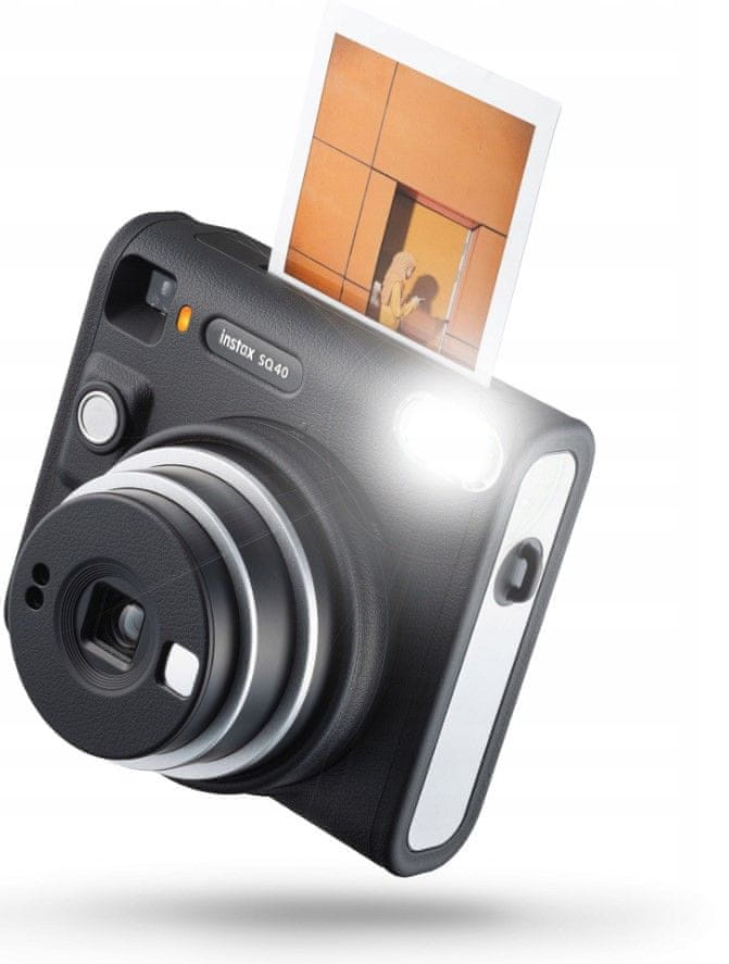  instantní moderní fotoaparát instax mini 40 sq40 elegantní neustálý zážehový blesk naprogramovaná elektronická závěrka standardní a selfie režim 