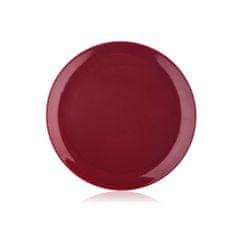 Banquet Talíř dezertní keramický NATURAL Bordo 20 cm, sada 6 ks