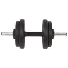 Vidaxl Sada činek barbell a dumbbell, 30 kg