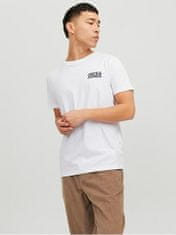 Jack&Jones Pánské triko JJECORP Slim Fit 12151955 White/Small (Velikost XL)