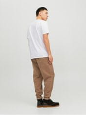 Jack&Jones Pánské triko JJECORP Slim Fit 12151955 White/Small (Velikost XL)